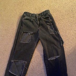 Vintage Mom jeans/Ripped/ High waisted